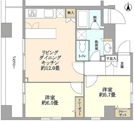【間取り図】メインステージ蔵前Ⅱ