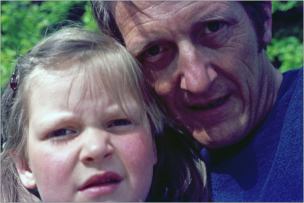 Das "Mauserl" mit seinem Vater - 1970