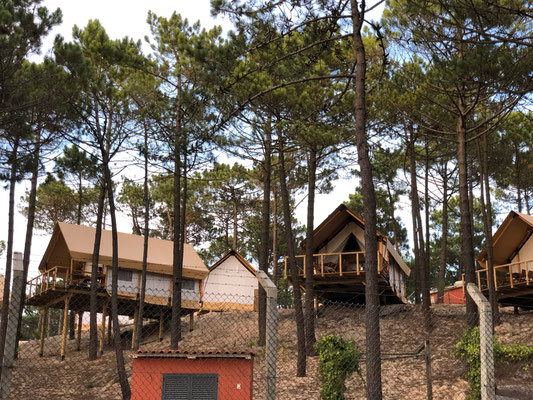 Campingplatz Vale Paraiso Natur Park Nazare Portugal