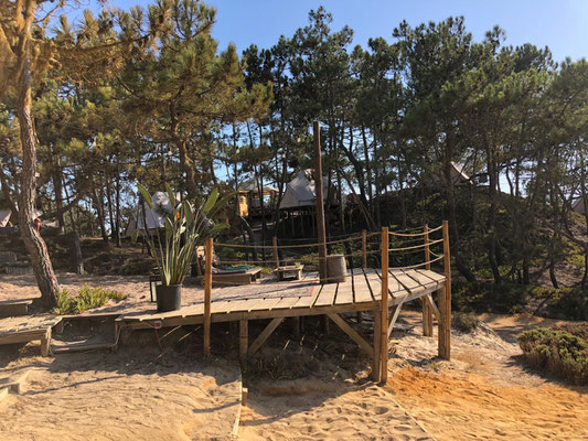 Campingplatz Parque de Campismo Praia Gale Andre Setubal Portugal