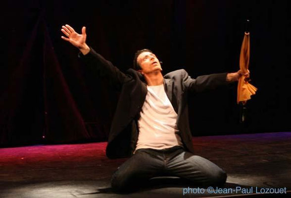 sur scène "West Sax Story" one man show