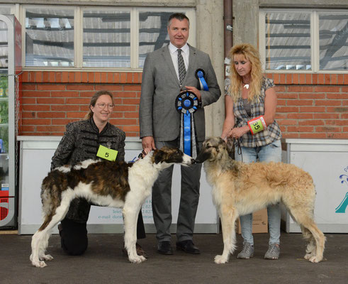 links: BOB Puppy, rechts: BOS Puppy