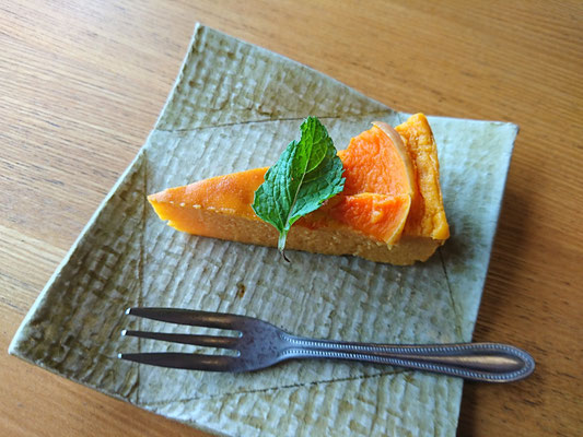 バターナッツかぼちゃと豆腐のケーキ
