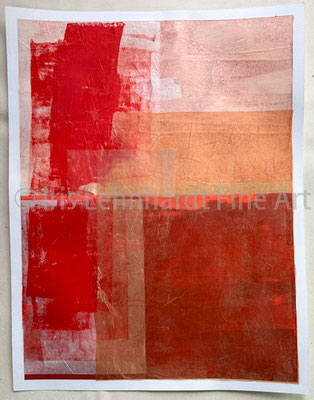 Vermillion | Collage on Paper | 50x65 cm | Iris Lehnhardt 2026