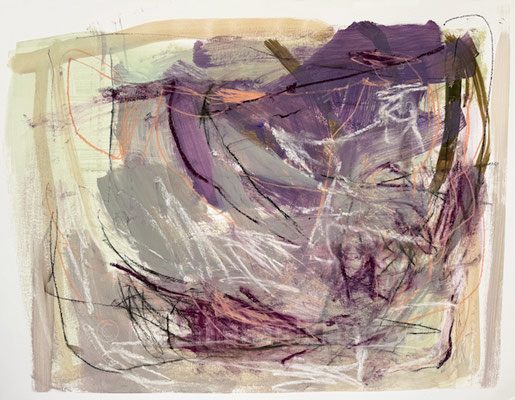 abstract scenery 1 | 65x50 cm | Iris Lehnhardt 2025