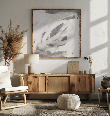 brushstrokes in neutral softtones