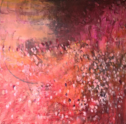 Abundance. Mischtechnik auf Leinwand. 160x160 cm. Iris Lehnhardt 2022