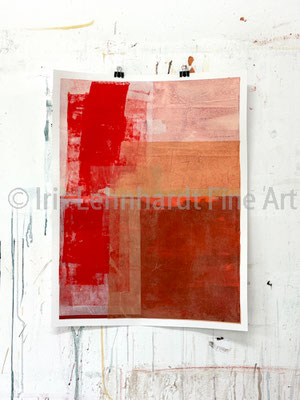 Vermillion | Collage on Paper | 50x65 cm | Iris Lehnhardt 2026