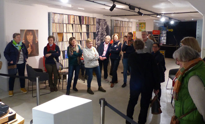 Bordesholmer LandFrauen besuchen das Deutsche Schallplattenmuseum in Nortorf, im Januar 2023