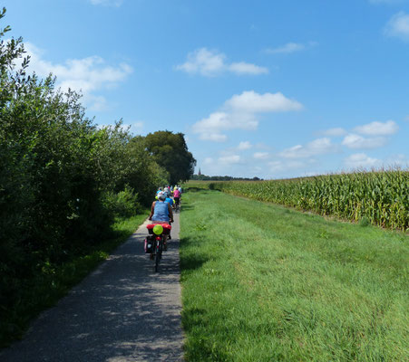 Bordesholmer LandFrauen, Radtour an der Müritz, 1. Tag