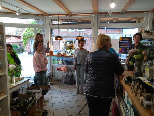 Bordesholmer LandFrauen, Tasting bei Kerstin in Bordesholm im Mai 2023