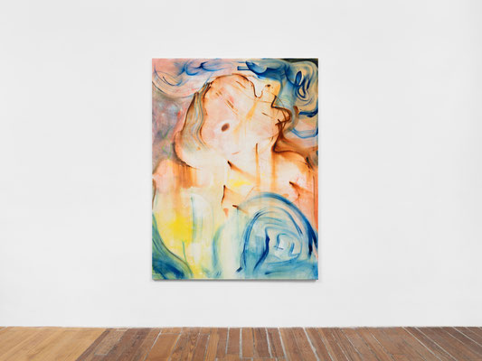 "Zyklopin sucht nach Liebe" 2024, oil on canvas, 200 x 150 cm; Ghosted, PAGE(NYC), 2024, New York City