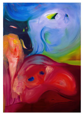 Chimäre, 2021, oil on canvas, 170 x 120 cm /  66.93 x 47.24  inches