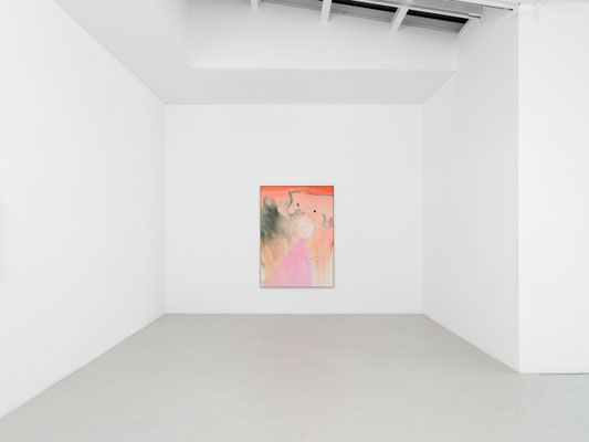 "Auf Wanderschaft", 2025, oil on canvas, 180 x 130 cm; Too Close to the Sun, Semiose Paris, 2025, Photo: Aurélien Mole