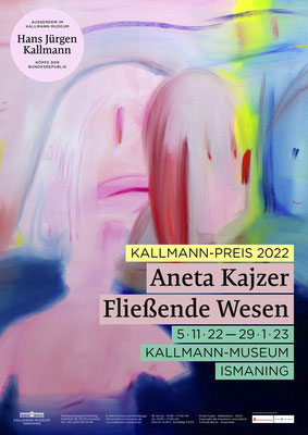 Exhibiton "Aneta Kajzer - Fließende Wesen", curated by Rasmus Kleine, Kallmann-Museum Ismaning, 2022
