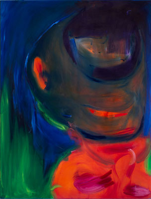 "Howling" 2020, oil on canvas, 160 x 120 cm; Collection of National Museum in Gdańsk, Poland