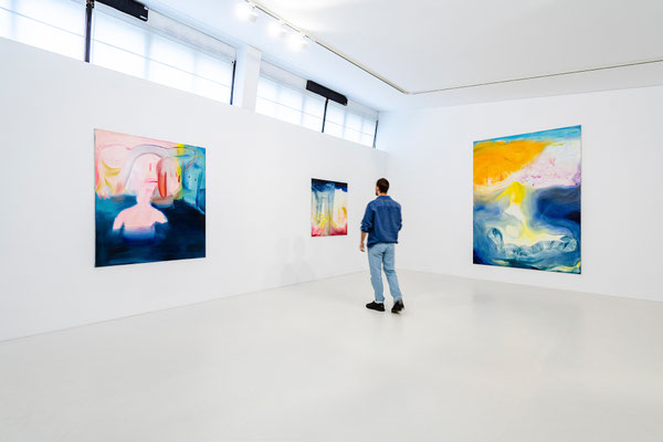 Kallmann-Preis 2022: Aneta Kajzer - Fließende Wesen, curated by Rasmus Kleine, Kallmann-Museum Ismaning, Photo: Patrik Graf, Munich