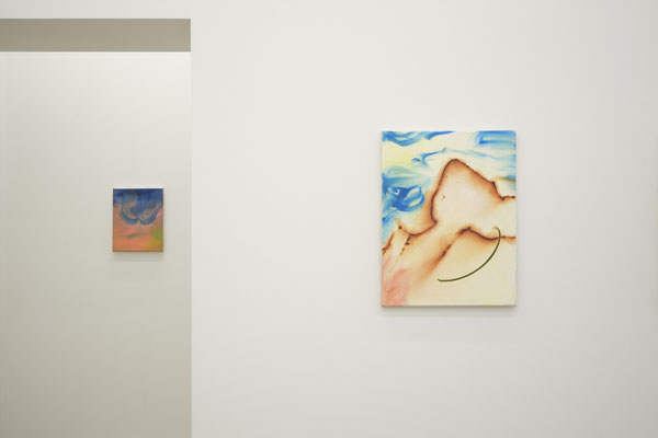 "Dune" 2026, oil on canvas, 60 x 45 cm (to the right)