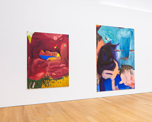 Installation view „Jetzt! Junge Malerei in Deutschland“, Exhibition at Museum Wiesbaden, 2019, Photo: Museum Wiesbaden / Bernd Fickert