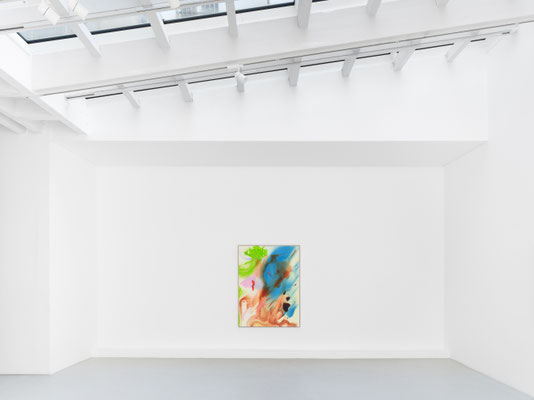 "Inselenergie", 2025, oil on canvas, 160 x 120 cm; Too Close to the Sun, Semiose Paris, 2025, Photo: Aurélien Mole