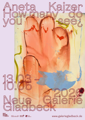 Aneta Kajzer: How many do you see? Neue Galerie Gladbeck, 2026, Graphic design by sichtvermerk.com