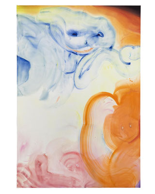 Über den Wolken, 2022, oil on canvas, 280 x 190 cm / 110.24 x 74.8 inches