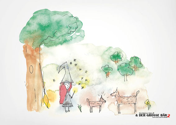 Das Kinderbuch Die kleine Hexe und der große Bär bietet bezaubernde Gutenachtgeschichten, die mit magischen Abenteuern und lehrreichen Botschaften fesseln – ergänzt durch liebevolle Aquarellillustrationen, die die Geschichte lebendig machen