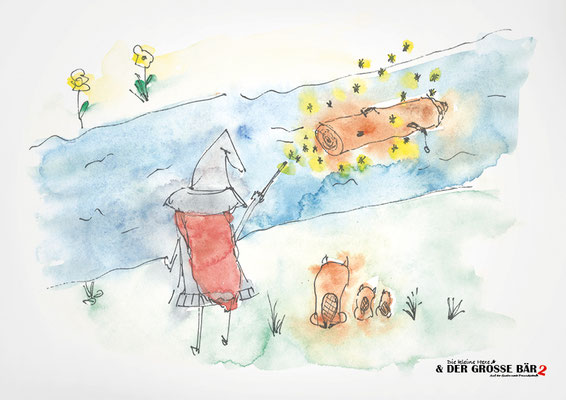 Das Kinderbuch Die kleine Hexe und der große Bär bietet bezaubernde Gutenachtgeschichten, die mit magischen Abenteuern und lehrreichen Botschaften fesseln – ergänzt durch liebevolle Aquarellillustrationen, die die Geschichte lebendig machen