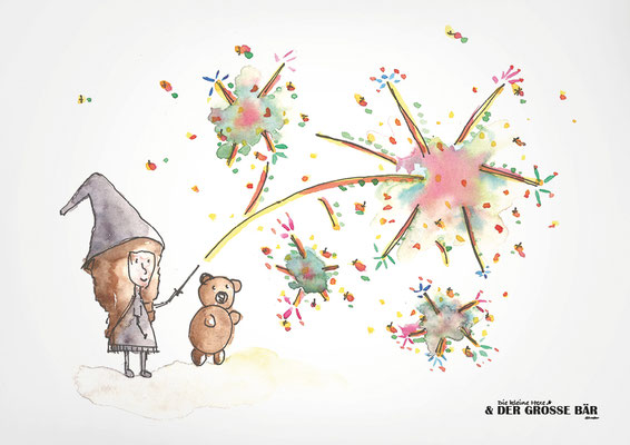 Das Kinderbuch Die kleine Hexe und der große Bär bietet bezaubernde Gutenachtgeschichten, die mit magischen Abenteuern und lehrreichen Botschaften fesseln – ergänzt durch liebevolle Aquarellillustrationen, die die Geschichte lebendig machen