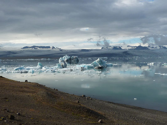 Gletscherlagune am Jökulsarlon