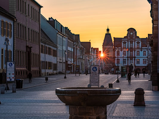 Sonnenuntergang hinter dem Altpörtel