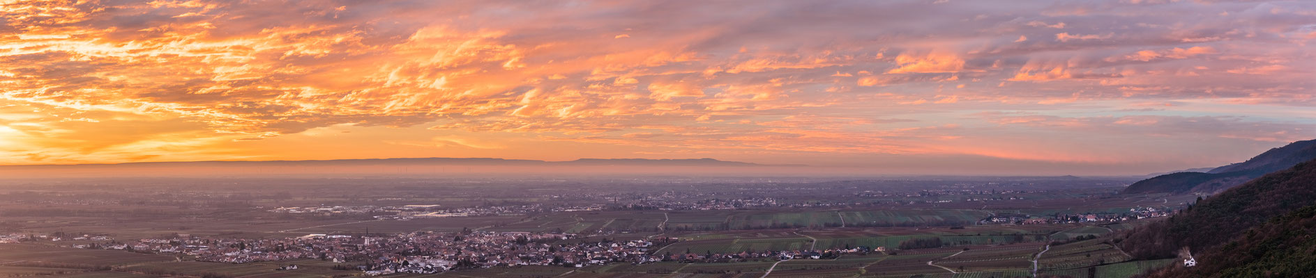 Blick in die Rheinebene