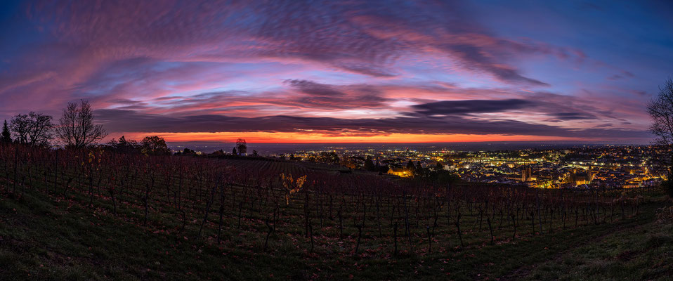 Sonnenaufgang oberhalb von Neustadt