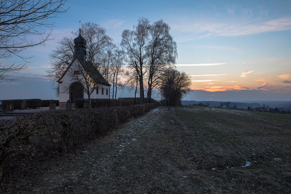 Winterstimmung an der Reifenberger Kapelle