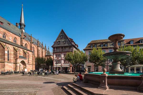 Auf dem Neustadter Marktplatz ....
