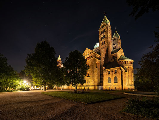 Speyerer Dom bei Nacht