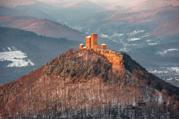 Winterabend auf dem Rehbergturm