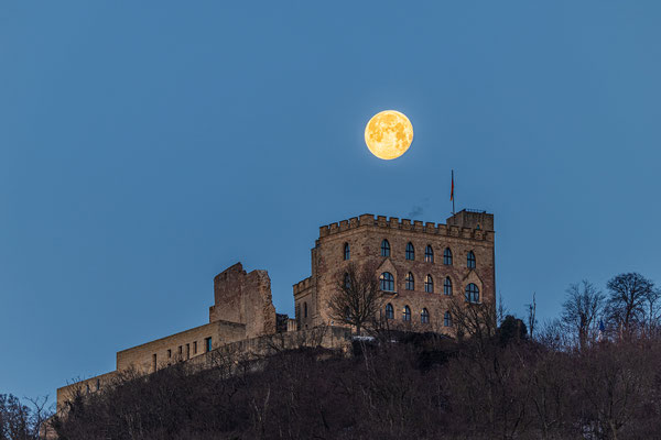 Vollmond am Hambacher Schloss