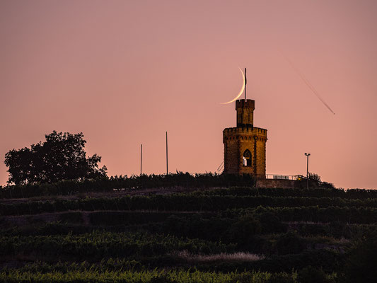 Mondsichel am Flaggenturm