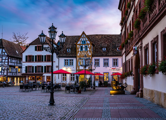 Blaue Stunde in Neustadts Altstadt