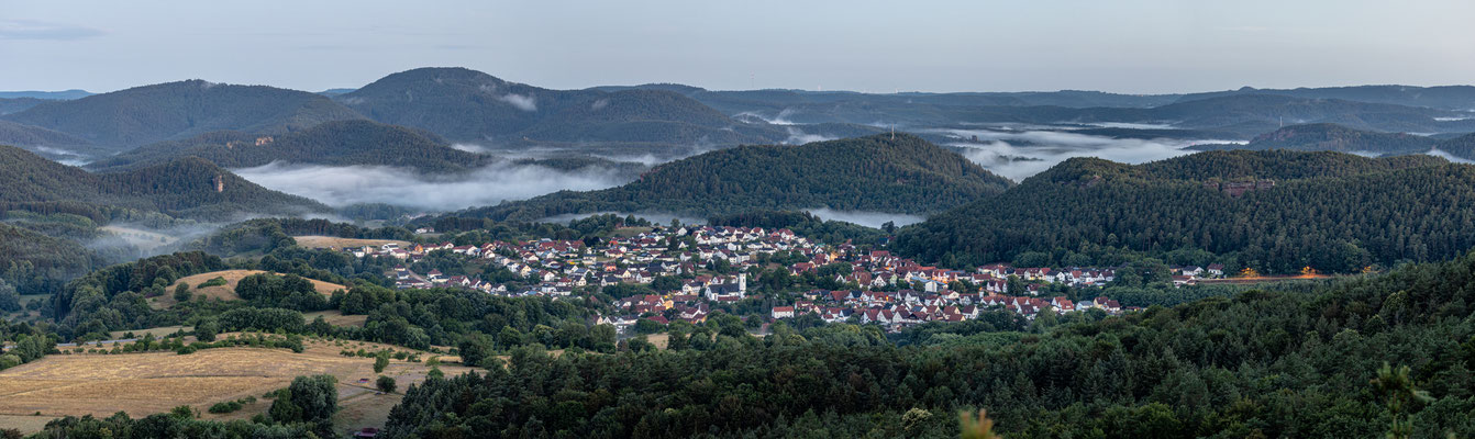  Nebliger Sommermorgen am Buhlsteinpfeiler