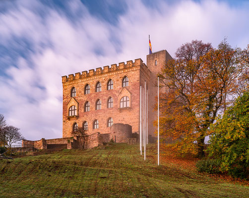 Novembermorgen am Hambacher Schloss