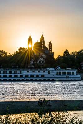 Sonnenuntergang am Speyerer Dom