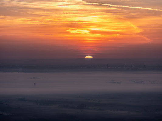 Morgens auf dem Sühnekreuz