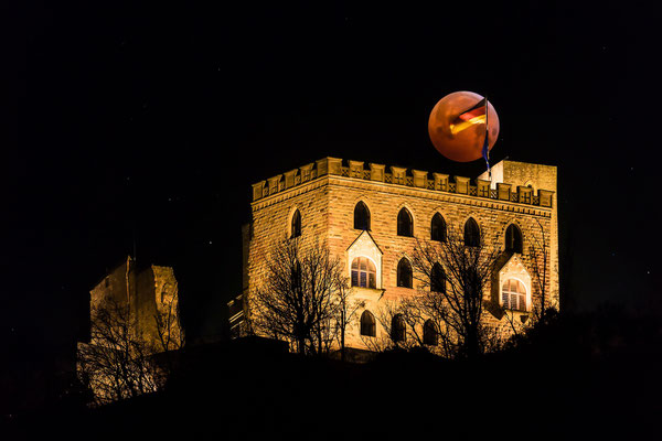 Mondfinsternis am Hambacher Schloss