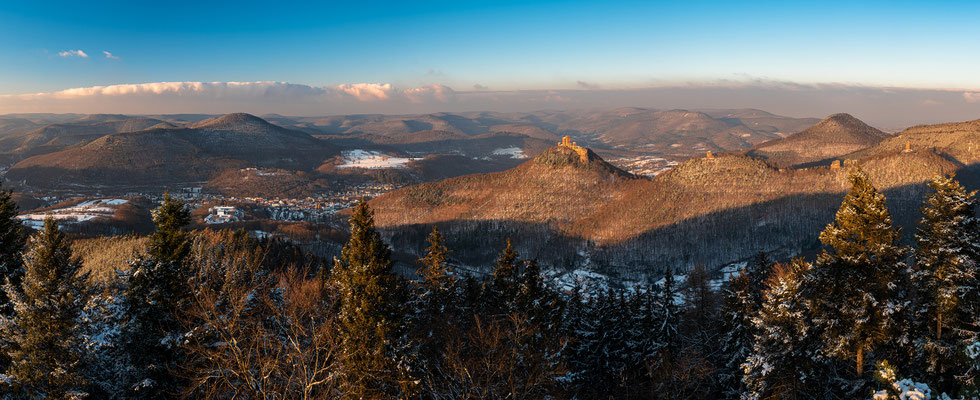 Winterabend auf dem Rehbergturm