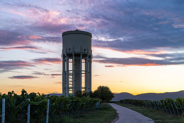 Sonnenuntergang am Wasserturm