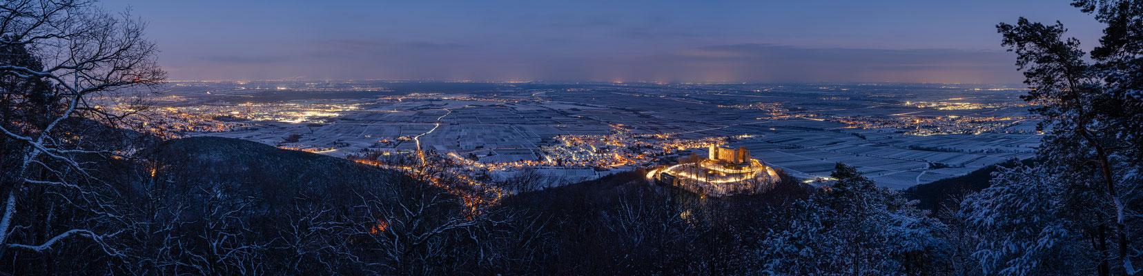 Winterabend auf dem Sühnekreuz