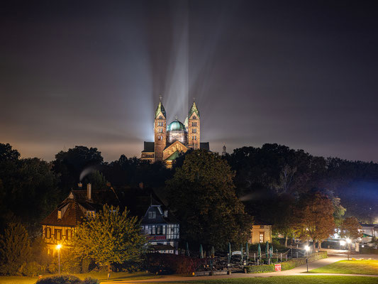 Leichter Morgennebel am Speyerer Dom