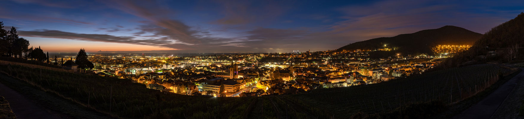 Blaue Stunde über Neustadt